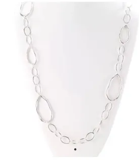 Accessories-Long Silver Necklace