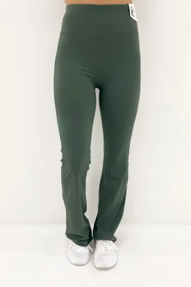 Active Flare Legging Green