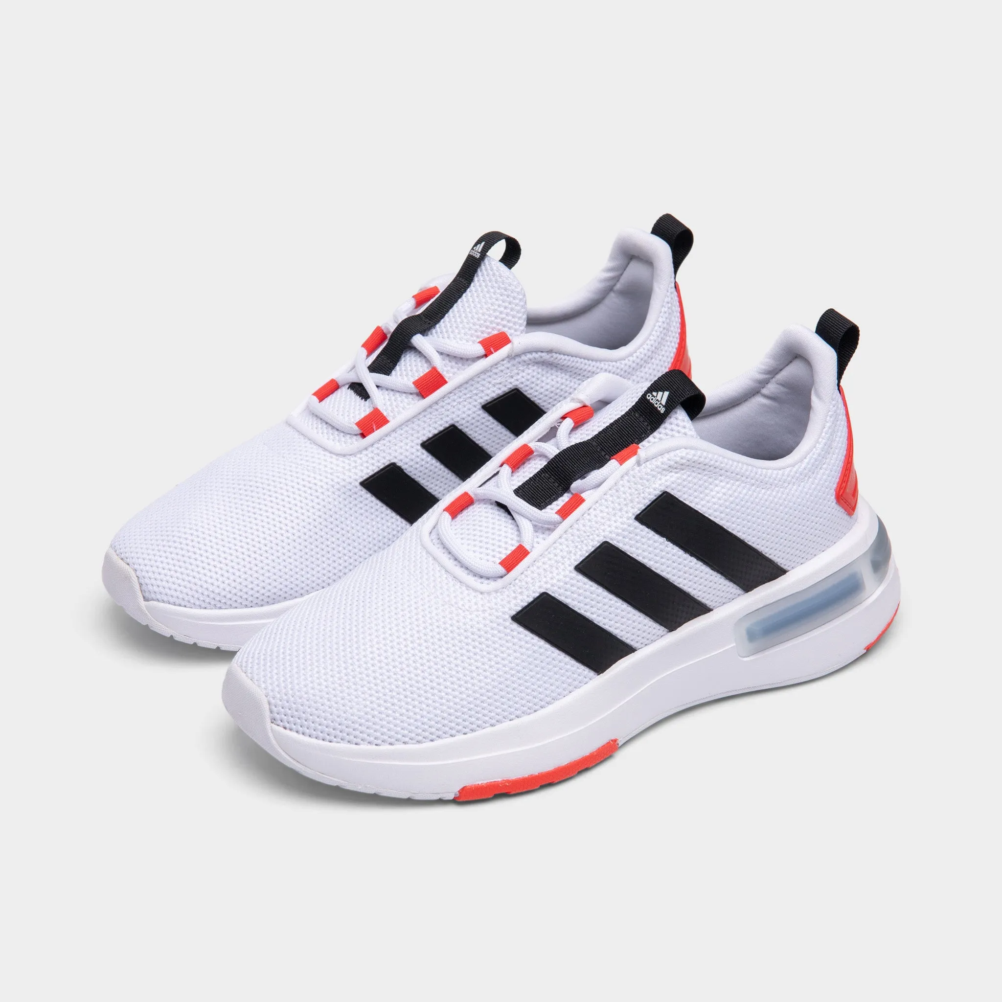 adidas Juniors' Racer TR23 Cloud White / Core Black - Bright Red