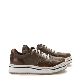 Alegria Women's Alyster Platform Sneaker in Brown