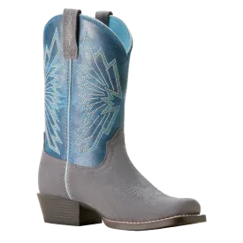 Ariat Children's Decatur Mineral Suede & Downpour Western Boot 10053624