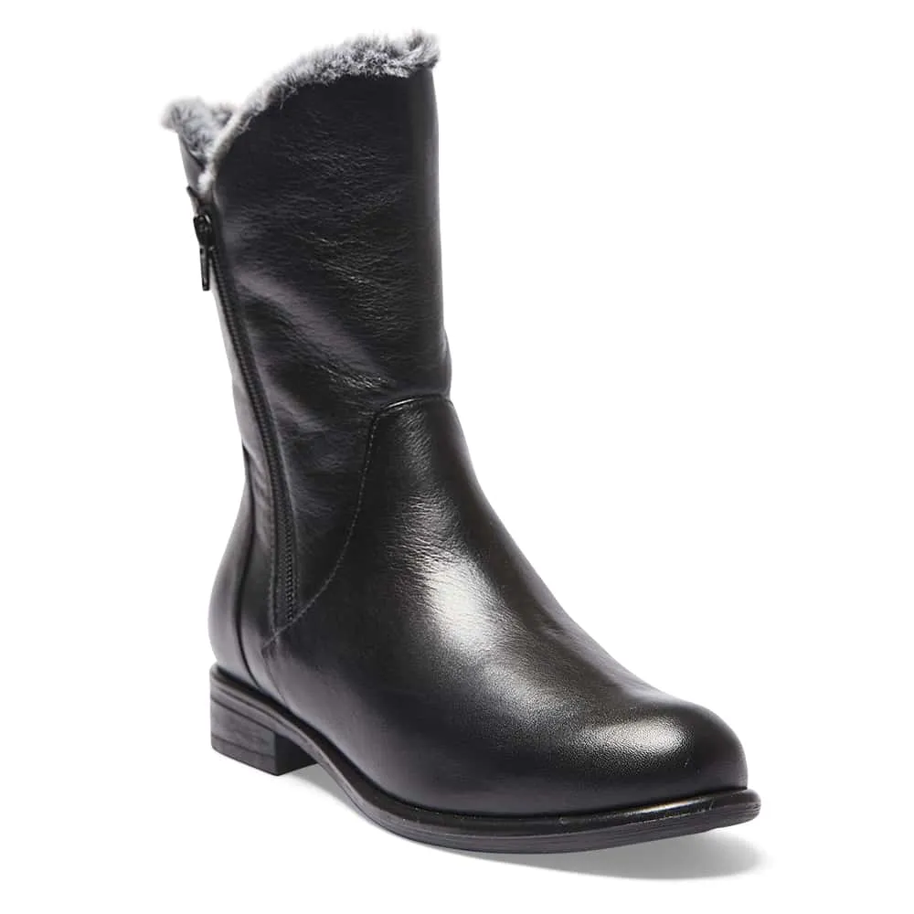 Baldwin Boot in Black Leather