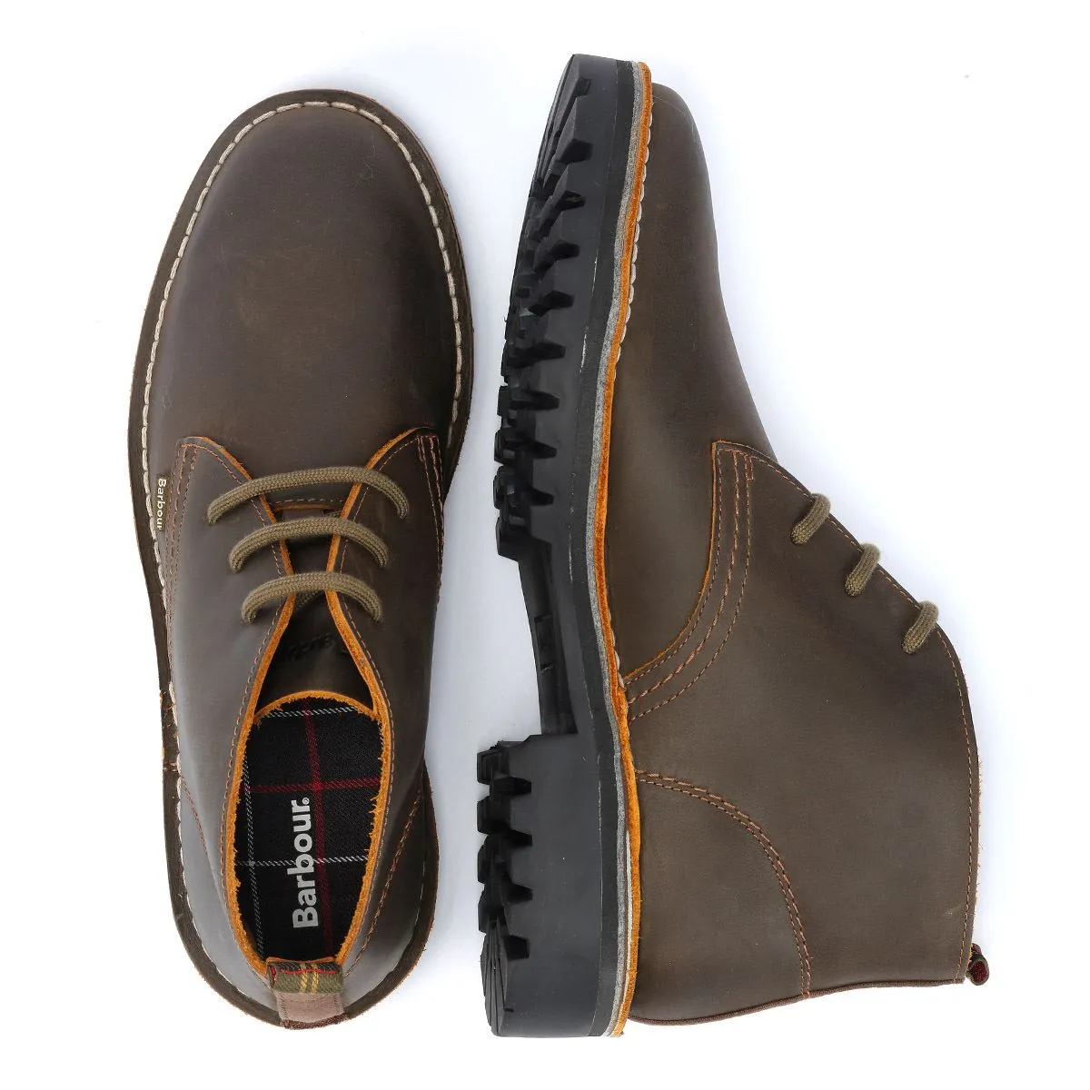 Barbour Hobart Leather Men's Brown Boots