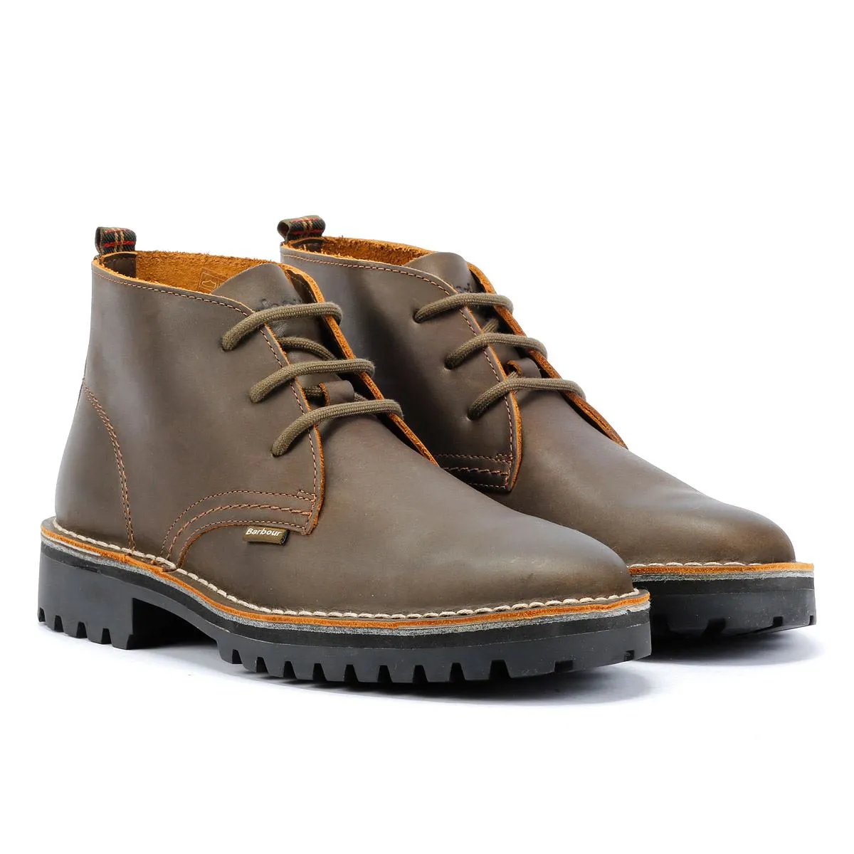 Barbour Hobart Leather Men's Brown Boots