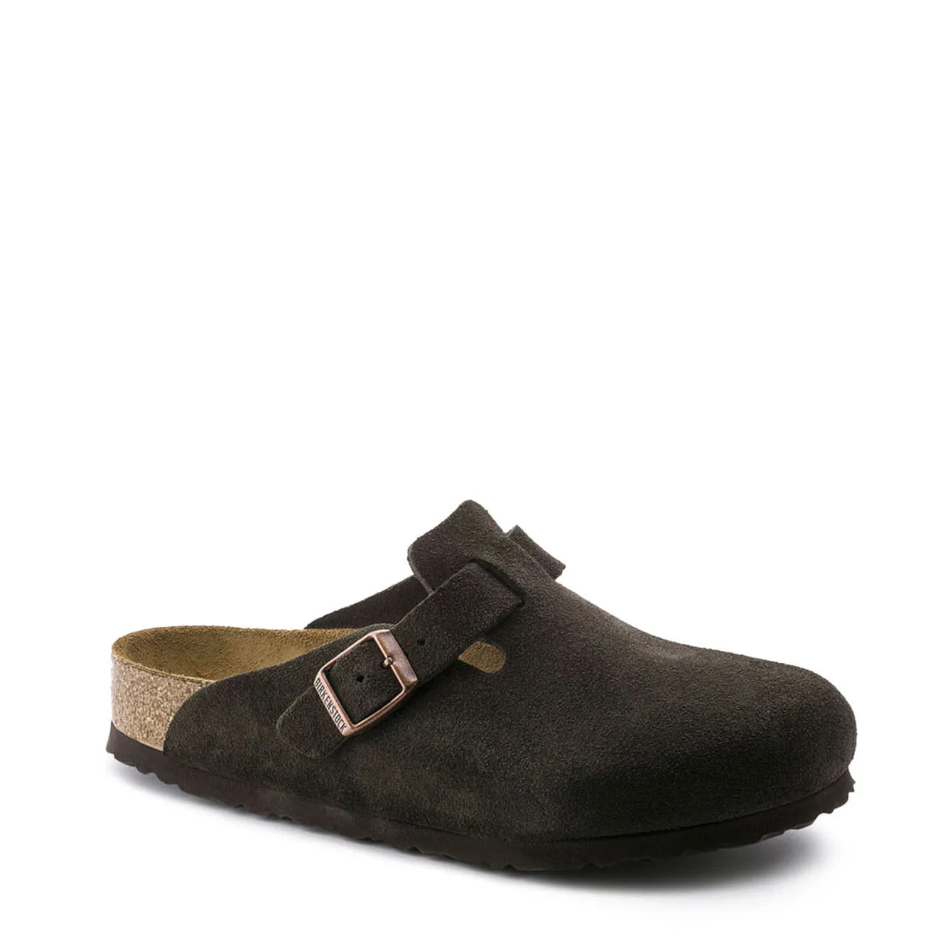 Birkenstock Boston Suede Leather Mocca