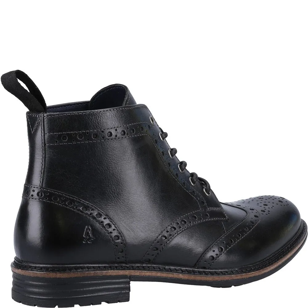 Black Joshua Brogue Boots