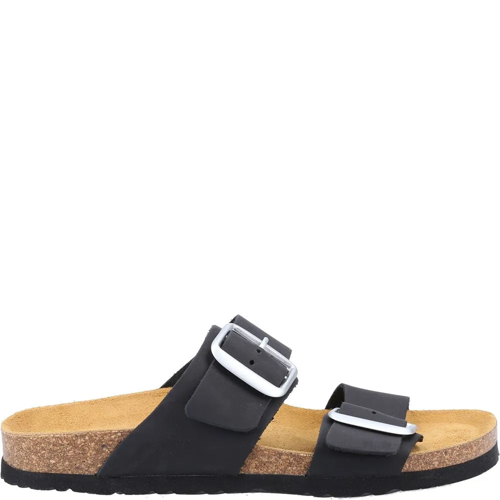 Black Kimberly Mule Sandals