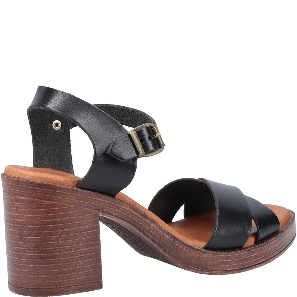 Black/Tan Georgia Sandals