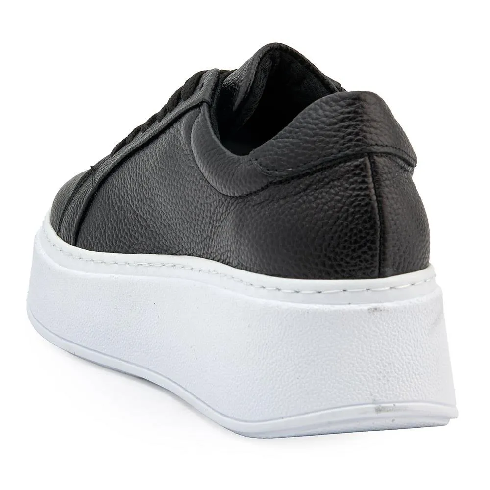 Bonasera Leather Platform Trainers - BONASERA / 326 250