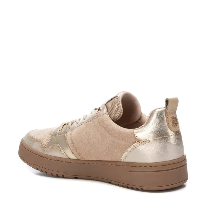 Carmela Beige Gold Trainer 16180801