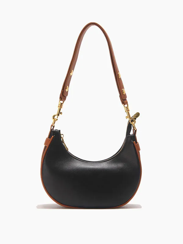 Casual Style Leather Shoulder Bag