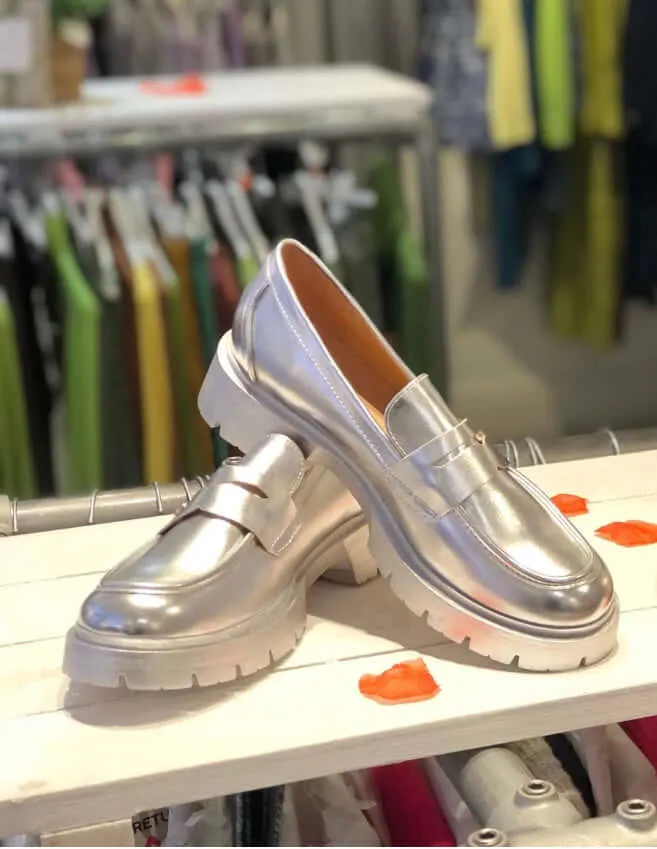 CFK - Metallic Chunky Loafers