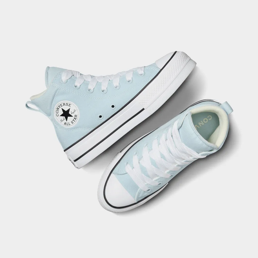 Converse Womens Chuck Taylor All Star Padded Lift Platform Sneaker Blue/White _ 182196 _ Blue