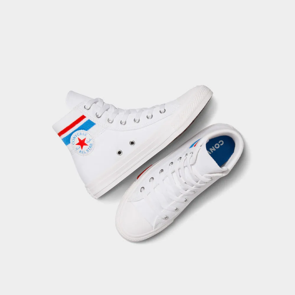 Converse Youth Chuck Taylor All Star Retro Sport Sneaker White/Multi _ 181077 _ White