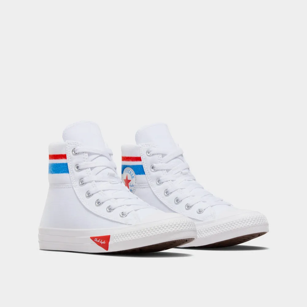 Converse Youth Chuck Taylor All Star Retro Sport Sneaker White/Multi _ 181077 _ White