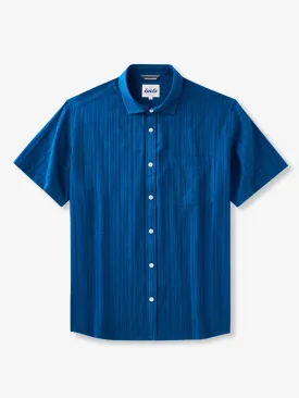 Cool Blue Island Breeze Cotton Shirt