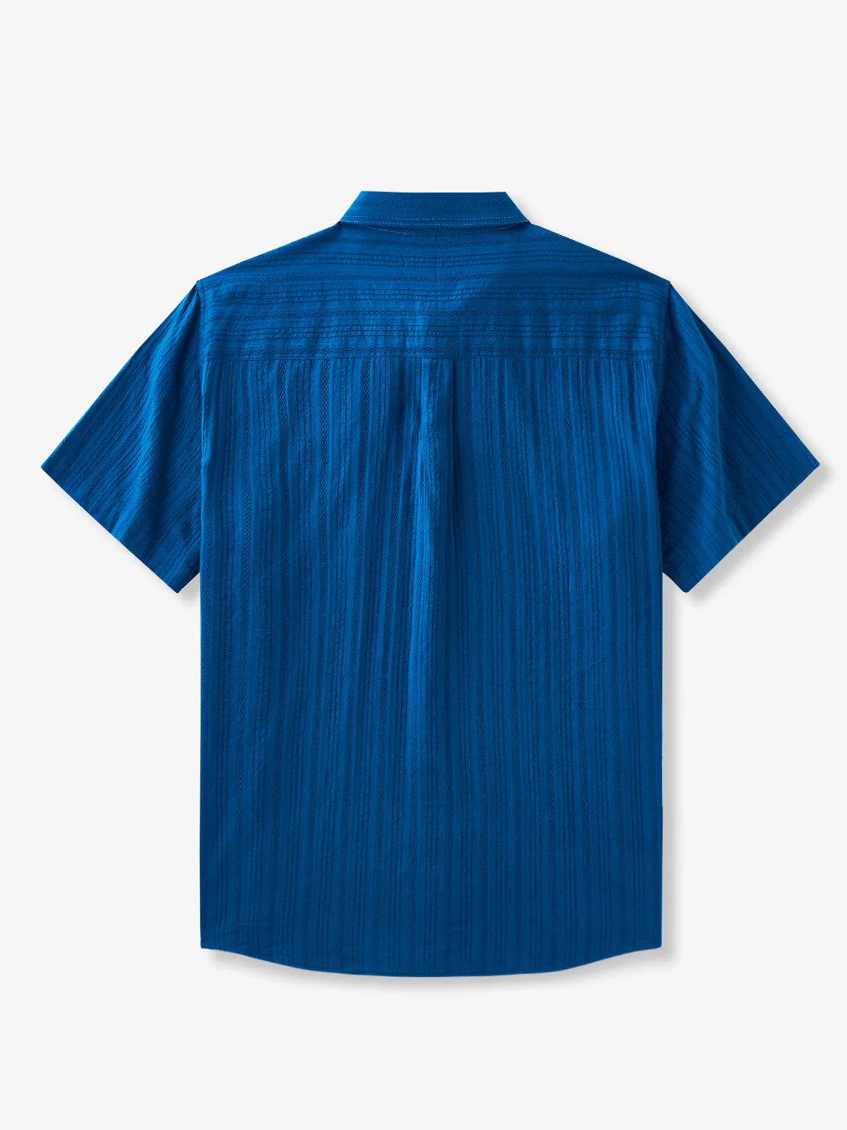 Cool Blue Island Breeze Cotton Shirt