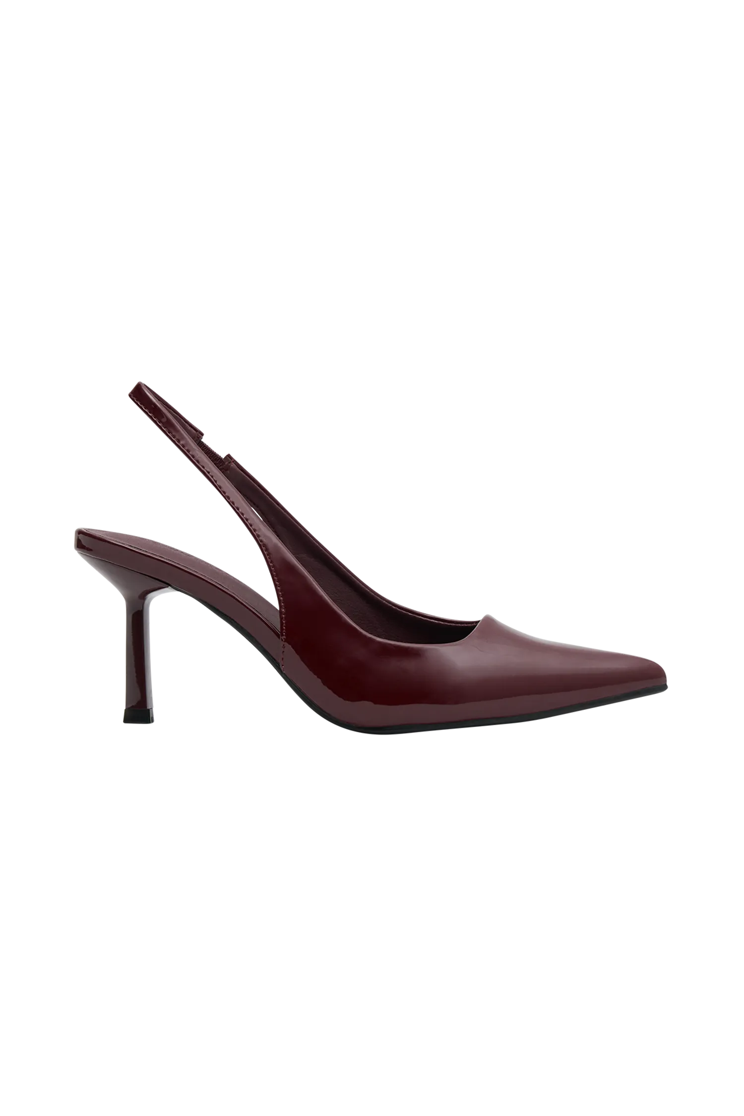 Dasha Sling Back Heels - Cherry Red