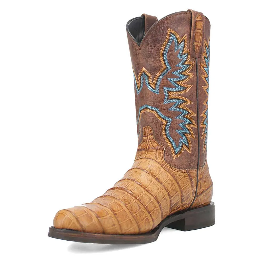 Dingo Trail Boss Round Toe Tan Leather Boots