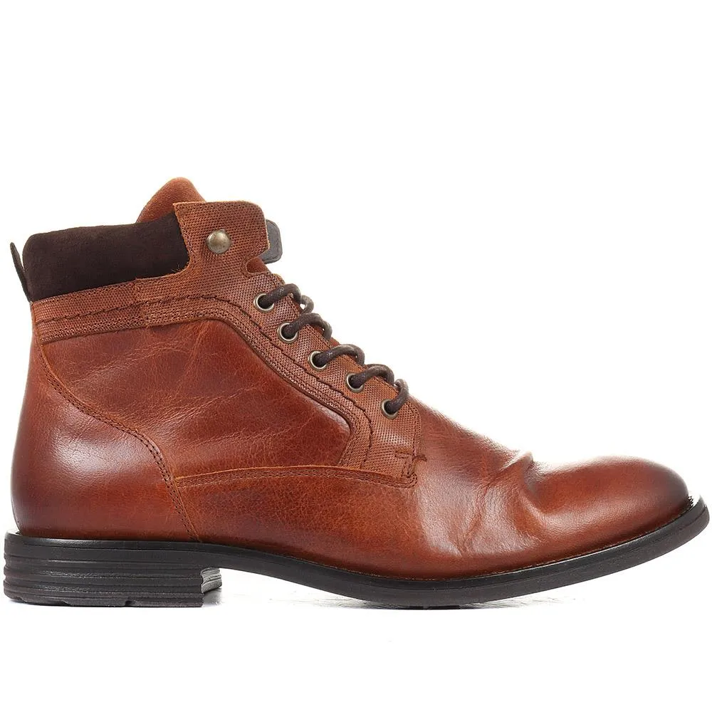 Docklands Leather Lace-Up Boots - DOCKLANDS / 321 008