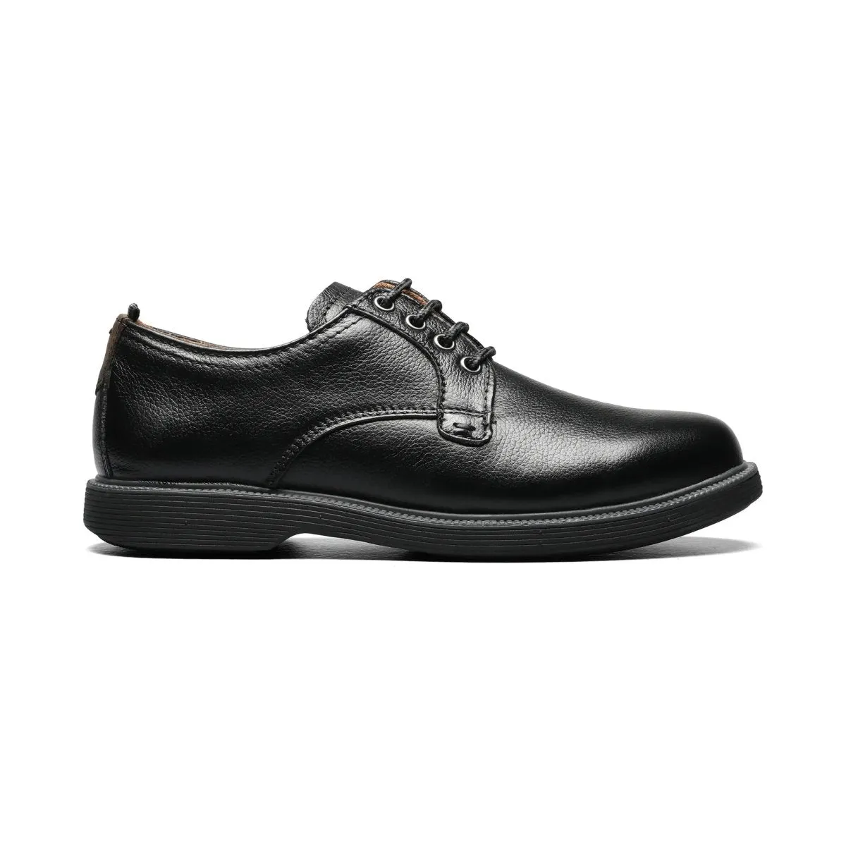 Florsheim Boy's GS (Grade School) Supacush Jr. Plain Toe Oxford Black