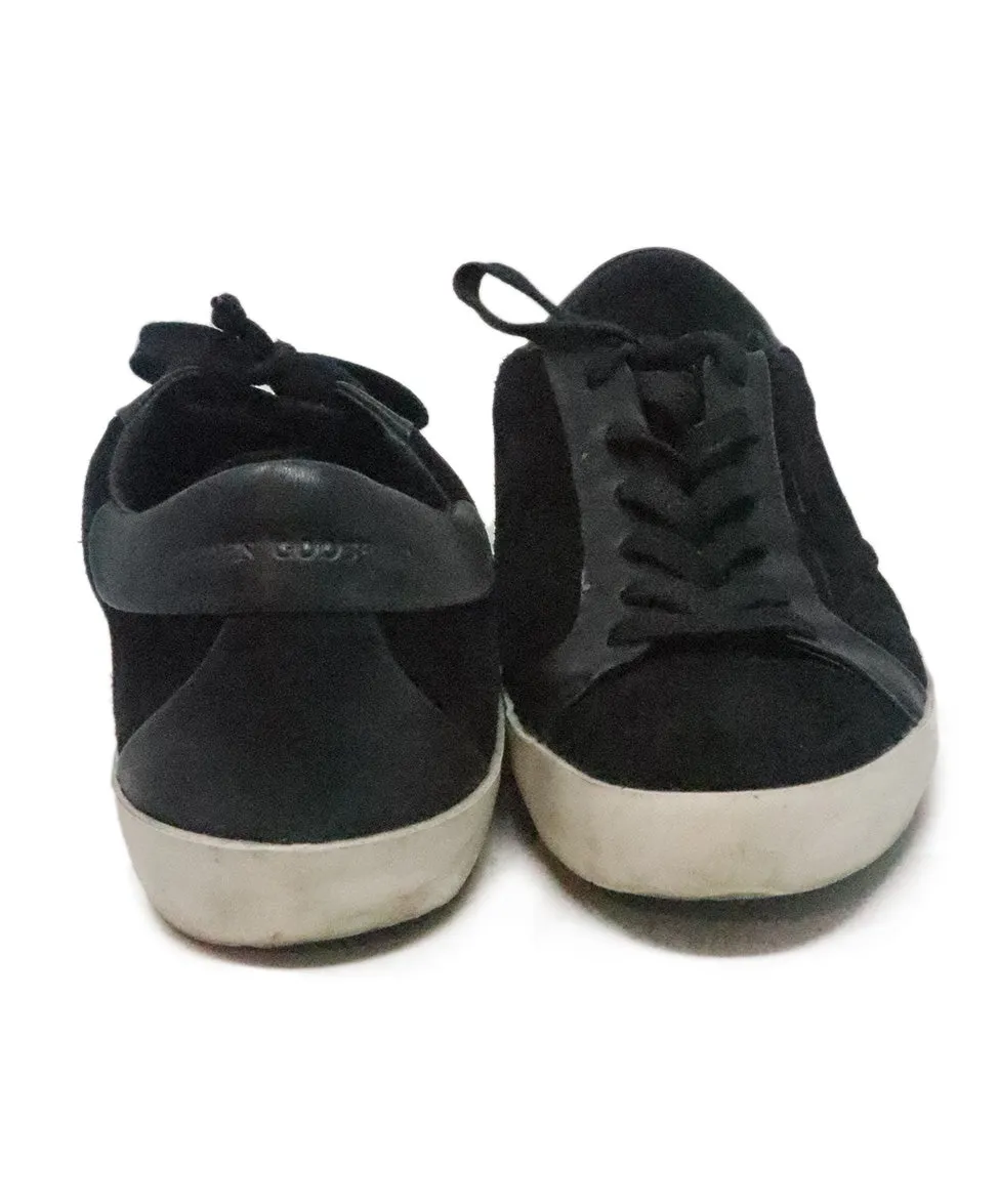 Golden Goose Black Suede Sneakers sz 8