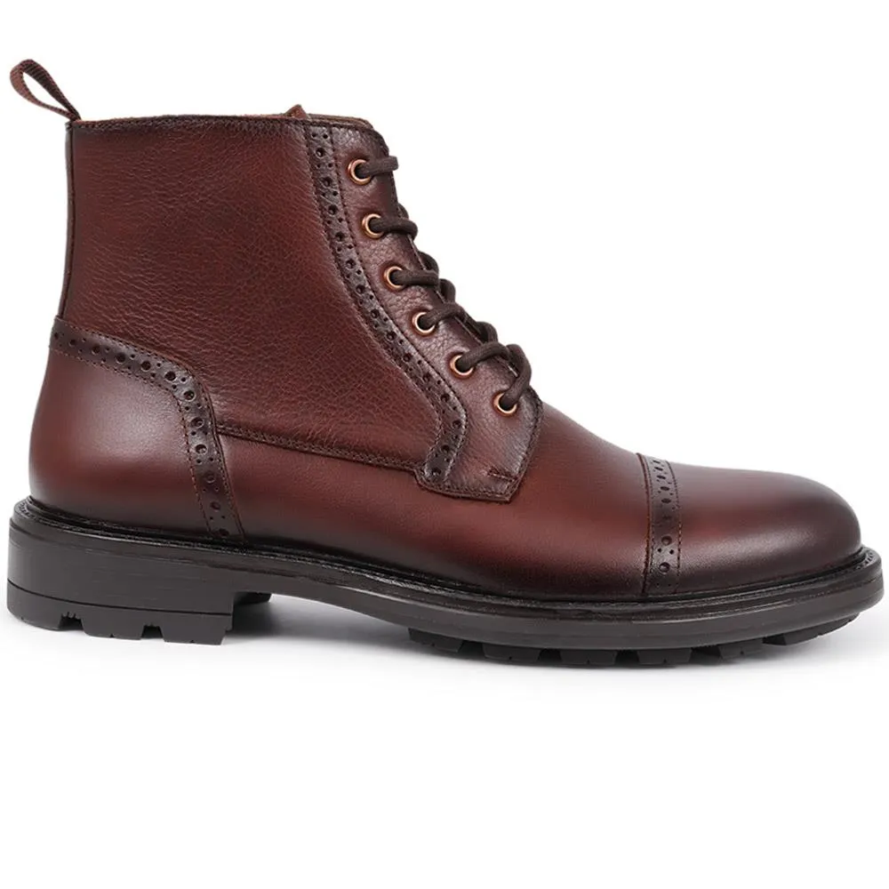 Guiseley Leather Lace-Up Boots  - GUISELEY / 325 927