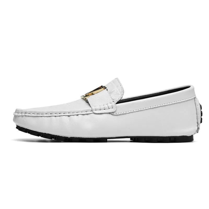 High Quality Genuine Leather Shoes Casual Slip On Loafers Leather Shoes | H9901