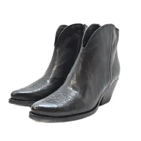 INDIA 07 - texas mid boot leather BLACK