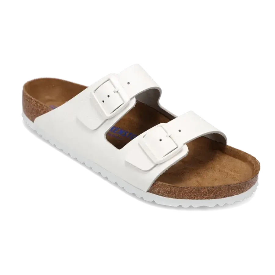 Men's Arizona Soft Footbed White Leather