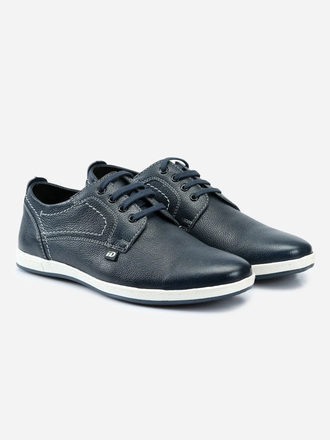 Men's Blue Lace Up Smart Casual (ID3038)