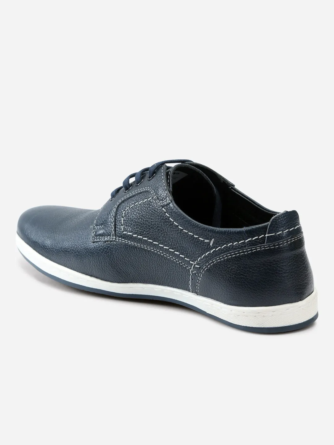 Men's Blue Lace Up Smart Casual (ID3038)