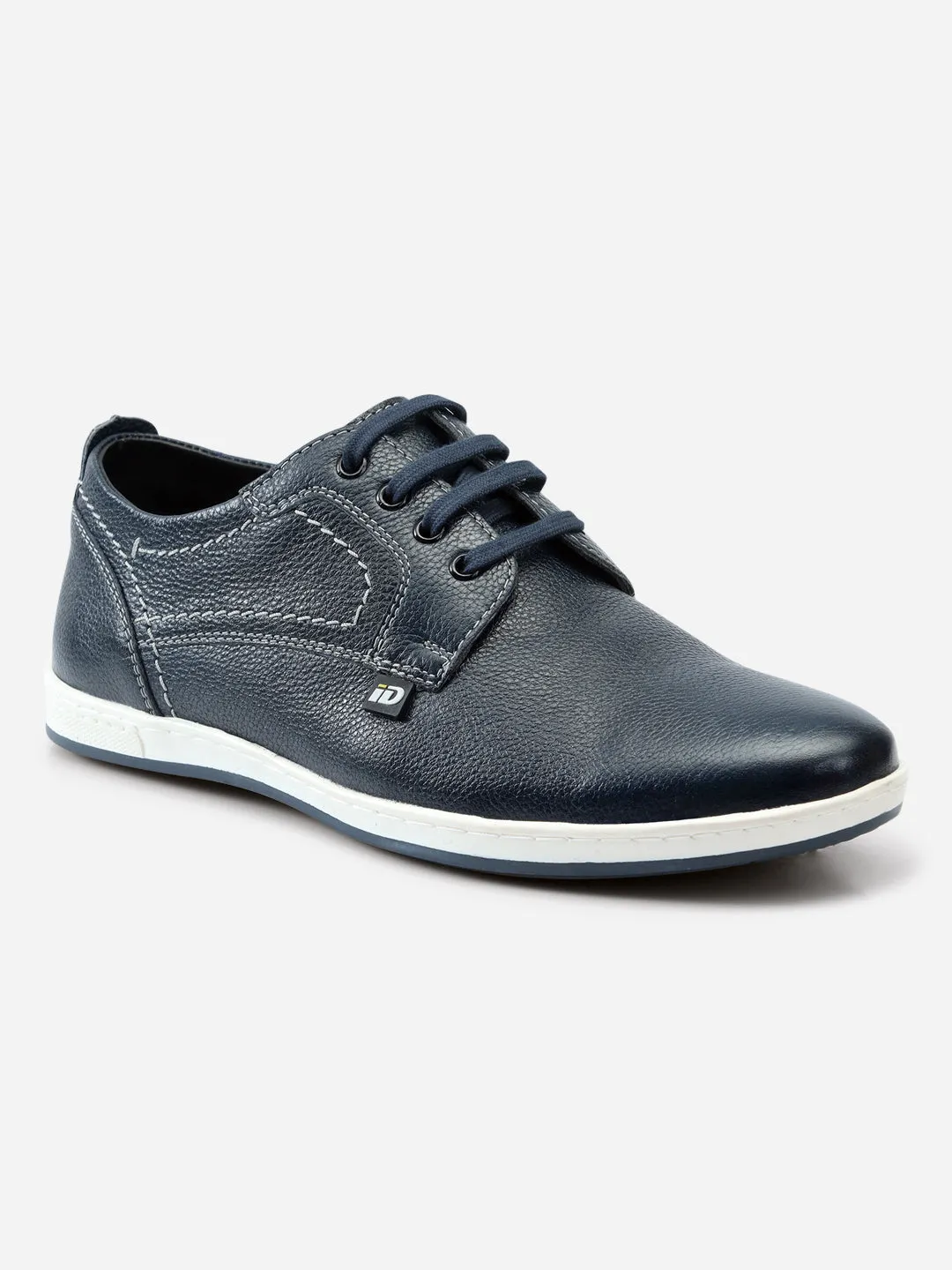 Men's Blue Lace Up Smart Casual (ID3038)