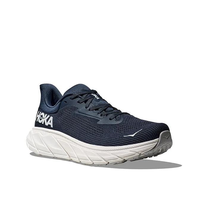 Mens Hoka Arahi 7 Wide in Outer Space/White