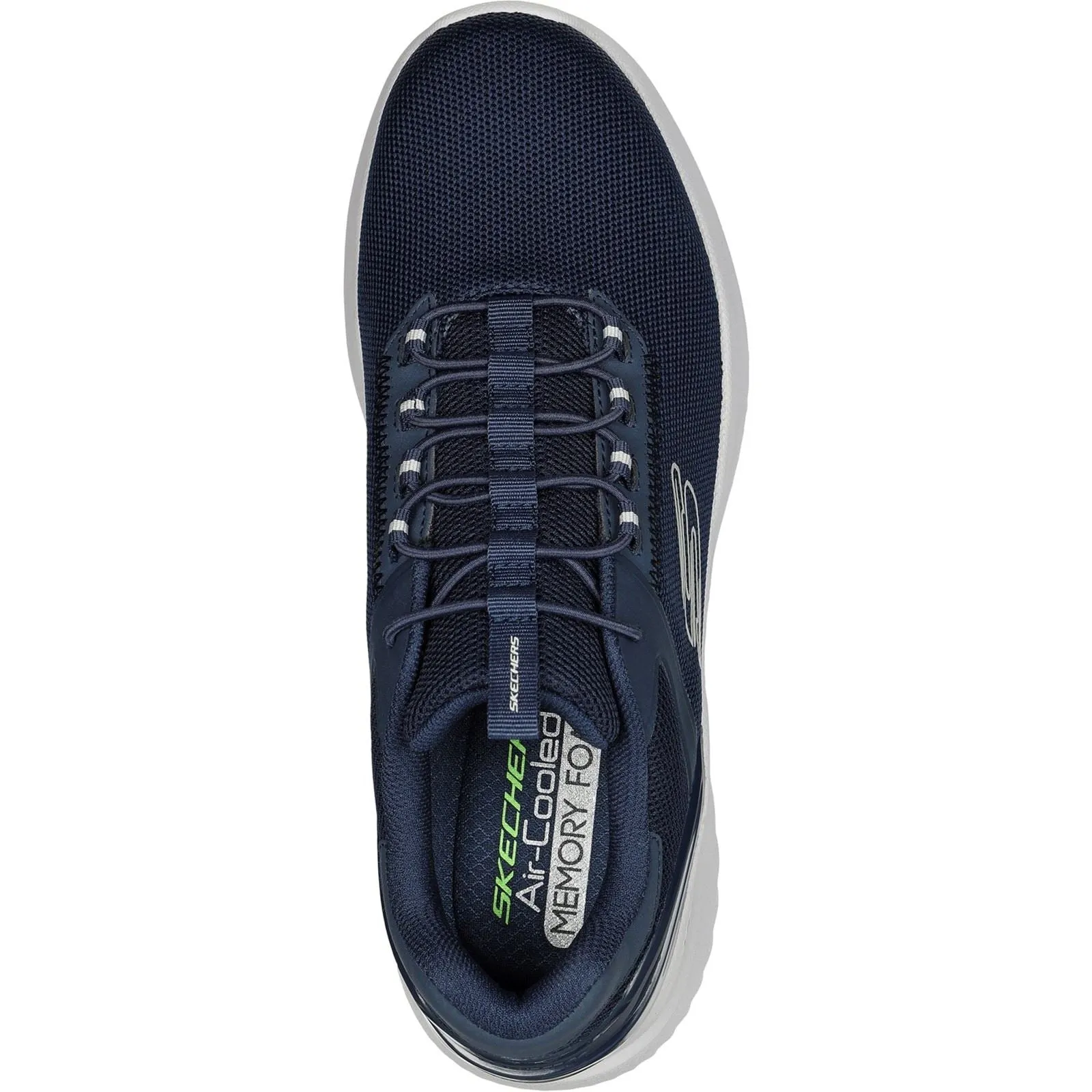 Men's Wide Fit Skechers 232673 Bounder 2.0 Anako Sneakers - Navy