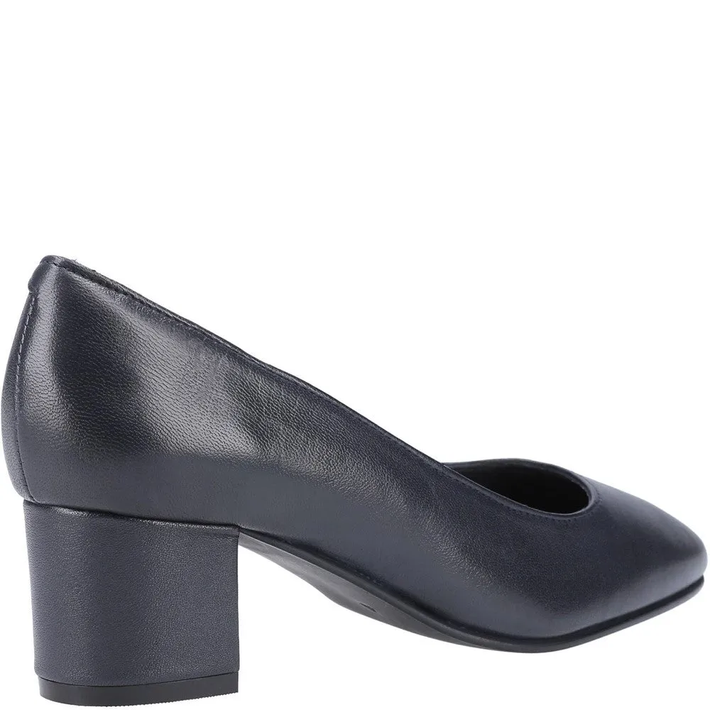 Navy Anna Court Shoes