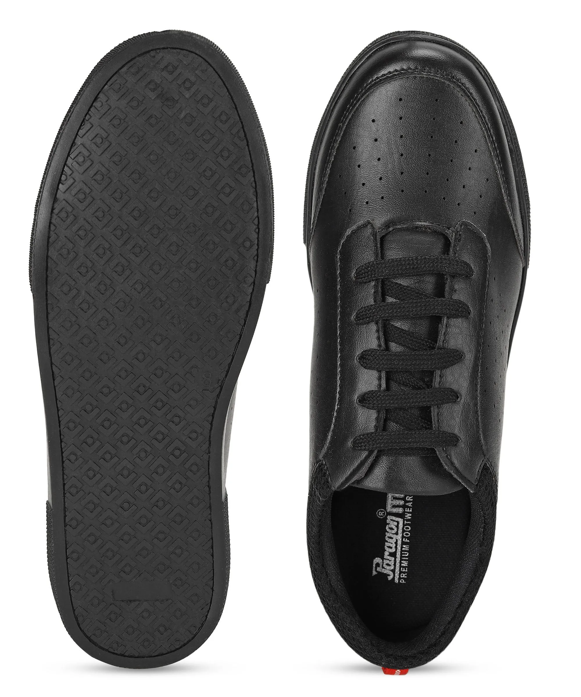 Paragon Max K1013G Men Casual Shoes | Stylish Walking Outdoor Shoes for Everyday Wear | Smart & Trendy Design  | Comfortable Cushioned Soles Black