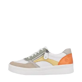 Remonte Women's Kendra 01 Sneakers in White Multi