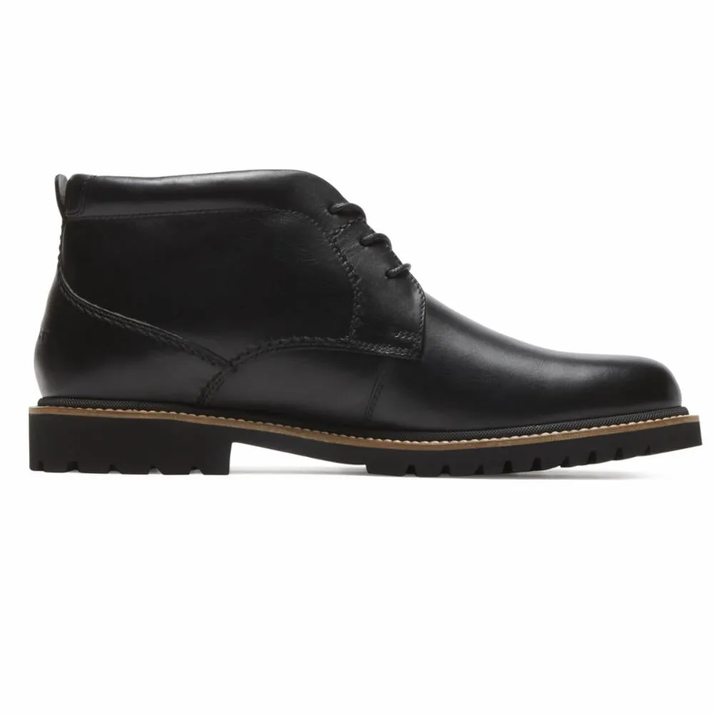 Rockport Men MARSHALL CHUKKA BLACK/LEATHER