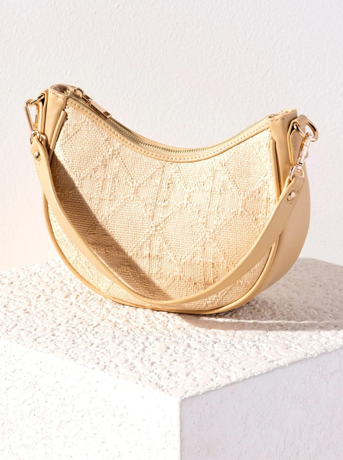 Shiraleah Adrienne Shoulder Bag, Straw - FINAL SALE ONLY