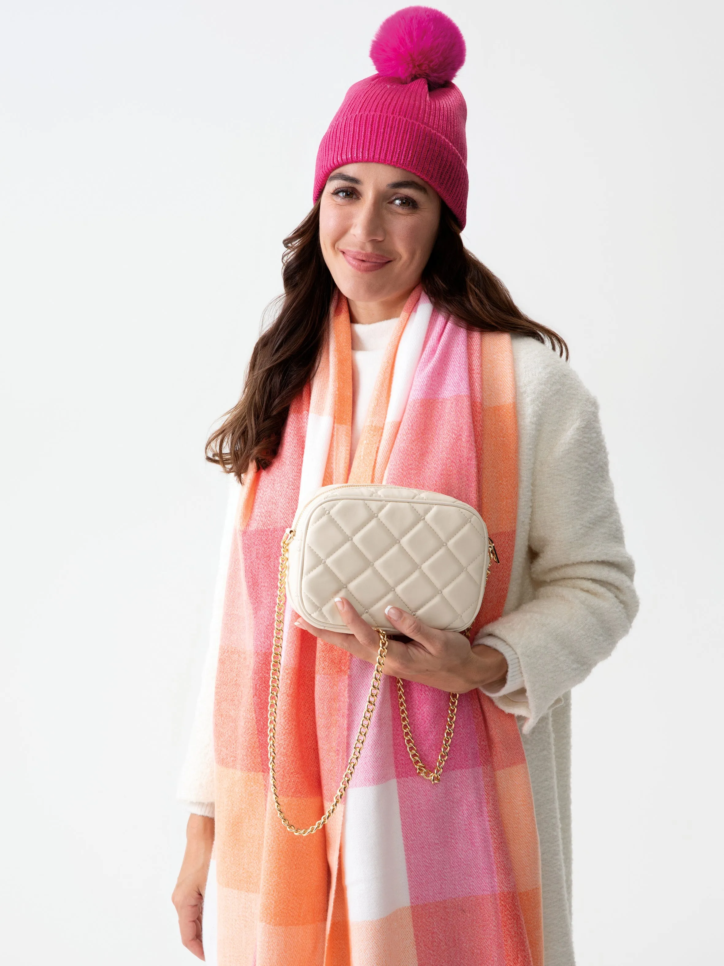 Shiraleah Jax Beanie, Magenta