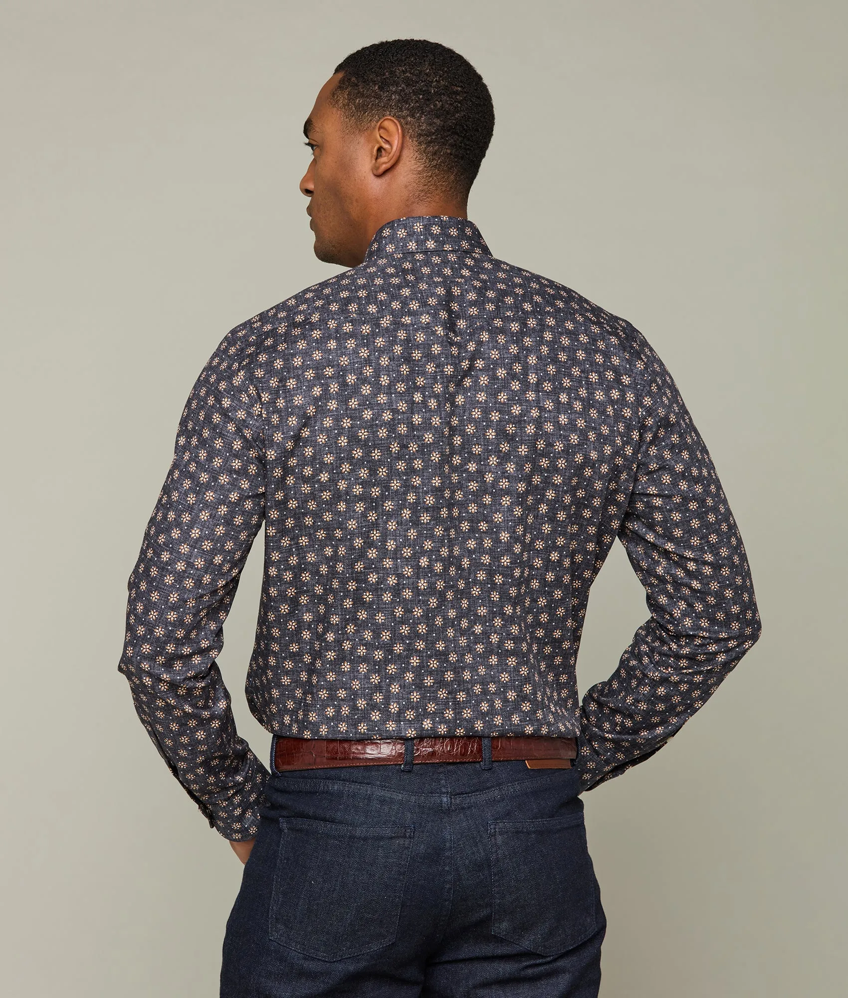 Telluride :: Charcoal Floral Print