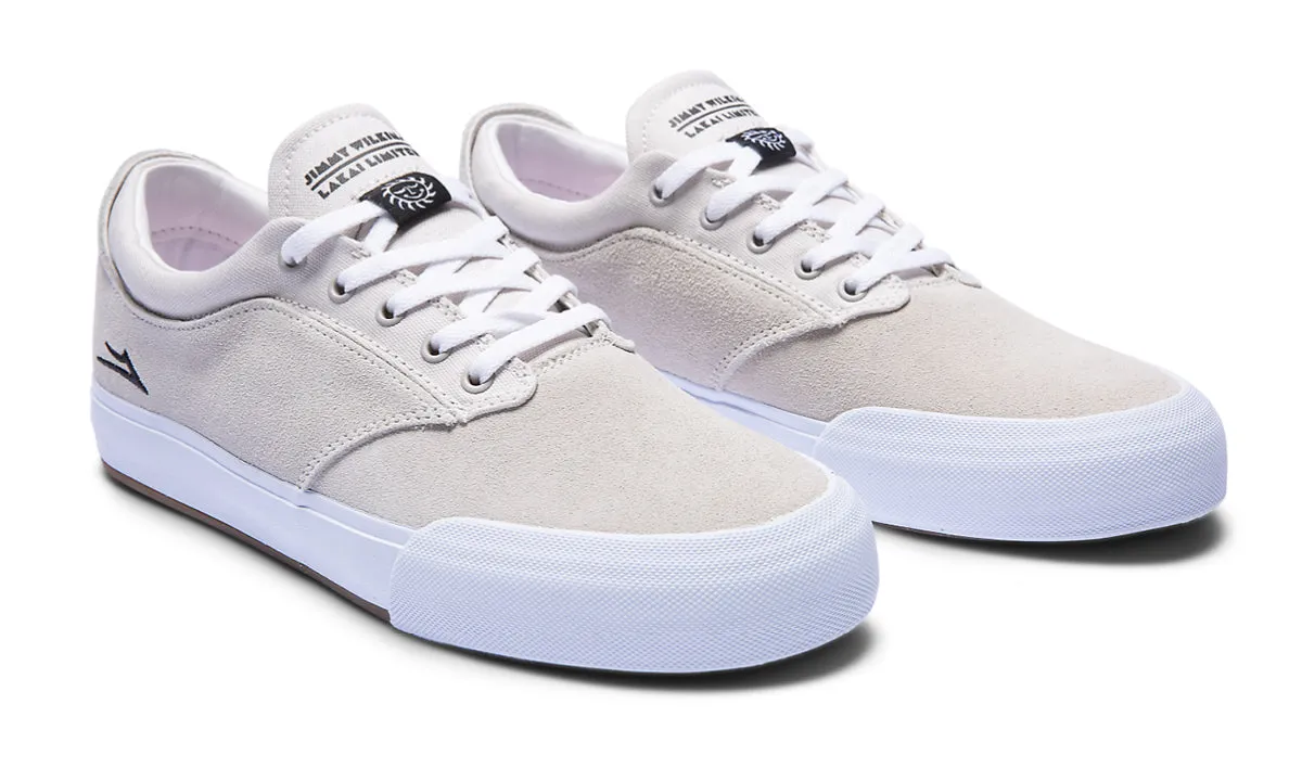 Wilkins - White Suede